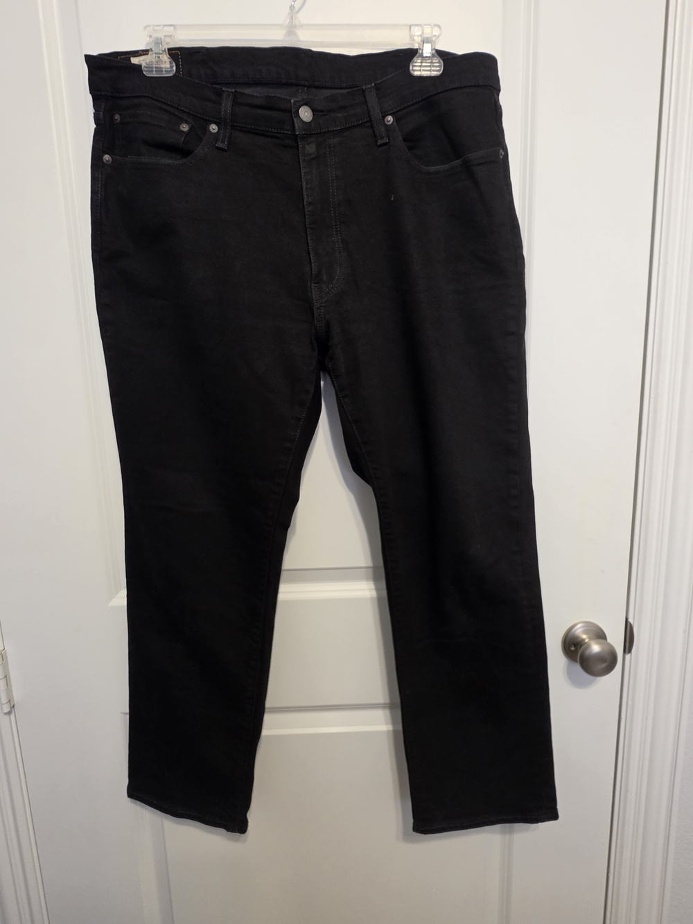 Men's Straight Black Jeans — Timeless Straight Fit